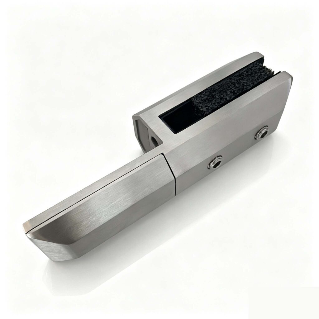 edge mount glass spigot