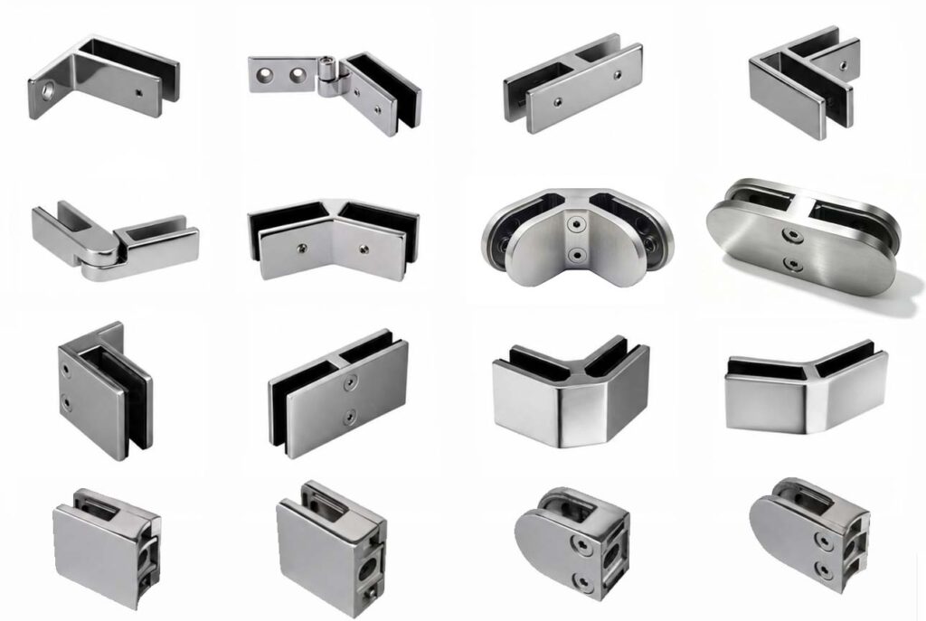 glass clamp/glass connector